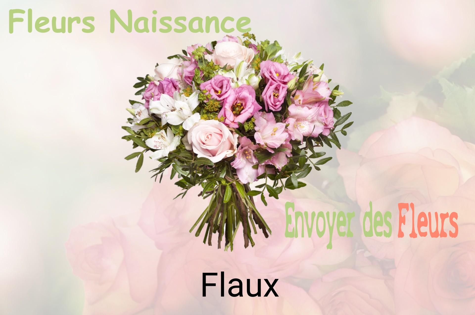Bouquet de fleurs de naissance livré à Flaux